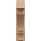 Ekena Millwork 7 1/2-in W x 24-in D x 32-in H Balboa Block Rough Cedar Woodgrain TimberThane Outlooker, Primed Tan OUTUR075X24X32BOA44RCPR - alternate 3